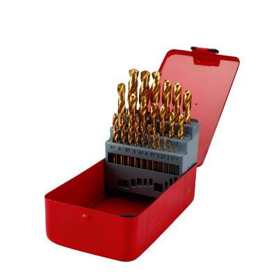 China Make Hole 13Pcs M35 Workman Length Twist High Speed ​​Steel Drill Bits Set For Hardened Metal for sale