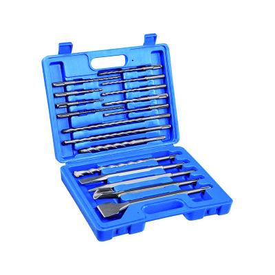 China Masonry Drilling 17pcs SDS Plus Leg Hammer Drill Bits Set For Concrete Brick Wall for sale