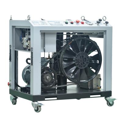 China Factory Outlet 2.2 Kw 300bar 500bar Lubricated Diving Equipment High Pressure Air Compressor for sale