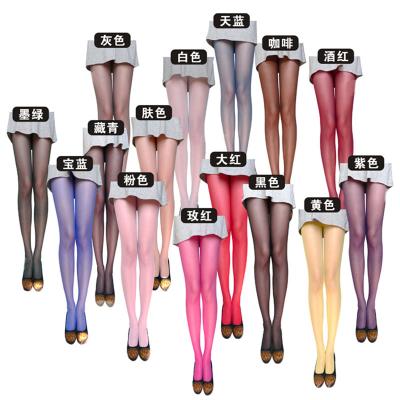 China Factory Direct Selling Handsome Legs Breathable Sexy Silky Pantyhose Thin Socks for sale