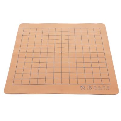 China Chess board 9x9/13x13 artificial leather chinese weiqi suede baduk go game weiqi board for sale