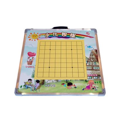 China Reversible plastic magnetic weiqi 9x9 and 13x13 board teaching weiqi/go stones go game training sets for teaching board for sale