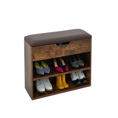 China 2022 Modern Hot Sale Customizable Wooden Shoe Racks For Modern Home Storage Cabinet for sale