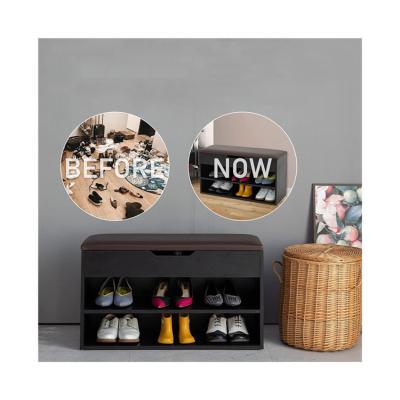 China Best Selling Customizable Modern Wooden Shoe Rack Wooden Storage Cabinet for sale