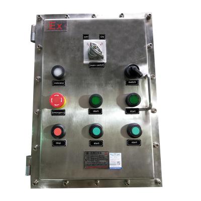 China Station Mental Panel Atex Box Stainless Steel Exd Electric Power Explosion Proof Power Distribution Box for sale