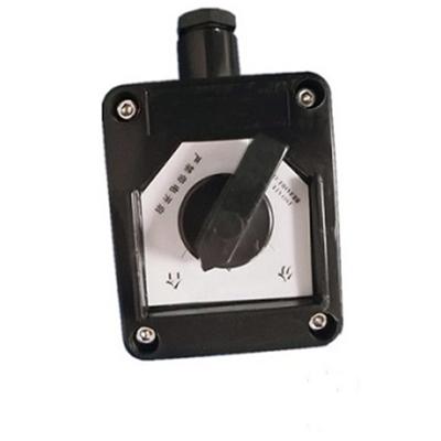 China Control Lightweight Plastic Explosion Proof Junction Box Control Box Explosion Proof Time Ignition Switch for sale