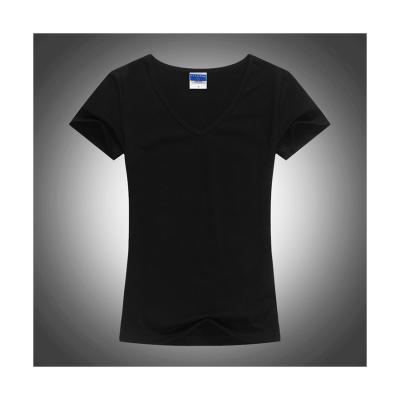 China New Design Factory Directly Supply Fashion Formal Cotton Women's T-shirt China for sale