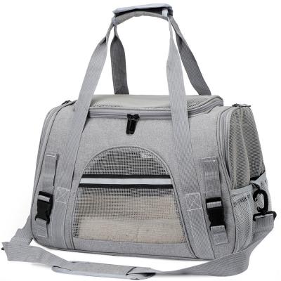 China Breathable Cat Dog Backpack Breathable Pet Carrier Bag Portable Carrying Dog Carrier Bags Carrying For Cats Small Dog for sale