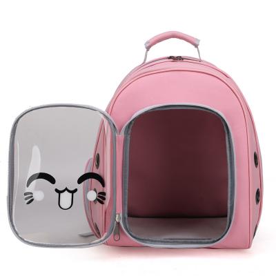 China Small Cat Backpack Travel Pet Bag Dog Carriers Breathable Cat Carrier Bags Breathable Pet Carrying for Cats for sale