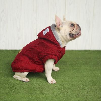 China Stocked Dog Sweaters Winter Pet Clothes For Small Dogs Warm Sweater Coat Gear For Cats Clothes Soft Dog Jacket for sale