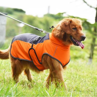 China Outdoor Reflective Winter Coat Vest Pet Dog Jacket Stocked Warm Dogs Apparel For Large Medium Dogs Labrador for sale