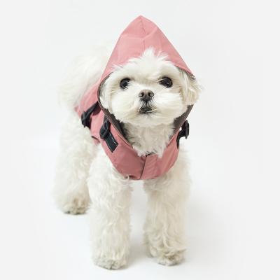 China Stocked Dog Clothes For Small Medium Large Dogs Waterproof Puppy Raincoat Fashion Pet Jacket Coat Windproof Dogs Outfit Pet Wear for sale