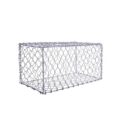 China Long-life Hot Dipped Galvanized Stone Cage/rock Filled Gabion Baskets(factory) Gabion Wall Wire Mesh for sale