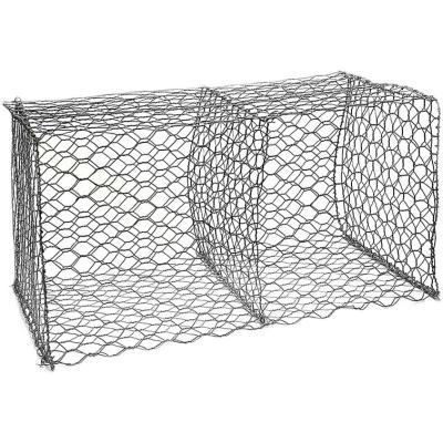 China Long-life iron wire mesh welded gabion wall e wire netting gabion for sale