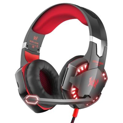 China Perfect Sound 2021 New G2000 Sound Trending Canceling Gaming Headphones With Mic Led Light Over Ear Wired Headset For PC Game for sale