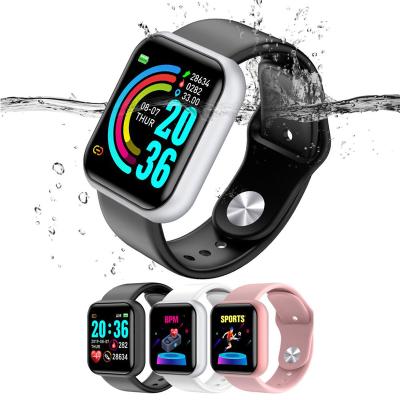 China hot saling smart watch y68 health fitness sleep tracker step counter smart watch y68 touch screen y68 d20 for sale