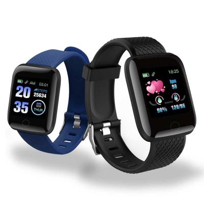 China D13 Touch Screen Smart Watch Waterproof Wristband Heart Rate Blood Pressure Blood Oxygen Information Smart Reminde D13 116 Plus for sale