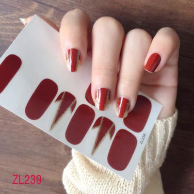 China Safe and Non-Toxic Nail Wraps Nail Stickers Anime 3d Nail Art Stickers for sale