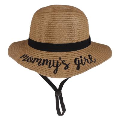 China Wide Brim Straw Beach Hat Wholesale Summer Soft Soft Brim New Straw Hats Beach Sun Hats For Kids for sale