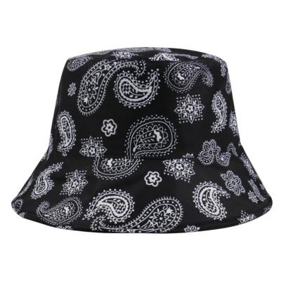 China Fashion\Comfortable\Durable Wholesale Women Fashion Paisley Summer Sun Hat Reversible Bucket Hat for sale