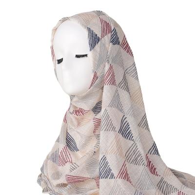 China Latest Flower Style Flower Printing Polyester Scarf Beach Muslim Hijab Shawls Other Scarves for sale