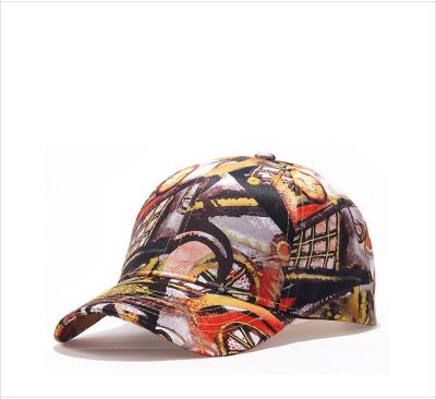 China COMMON hot sale handwriting printing baseball cap sports hat with screen printing for sale