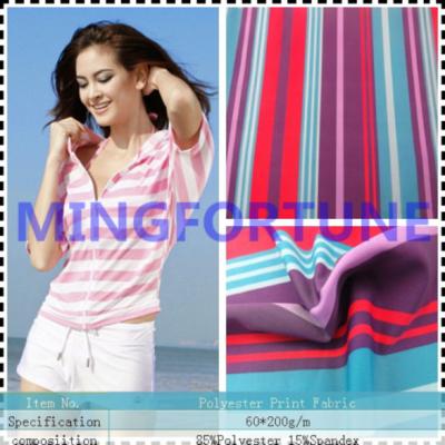 China Color FTY DTY ITY Shiny Polyester Microfiber Spandex Lycra Recycled 100% Printing Fabric for sale