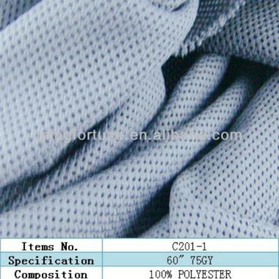 China Breathable Transparent Mesh Polyester Knit Knit Fabric Price for sale