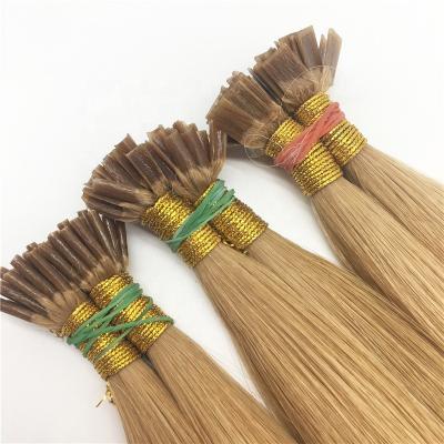 China Silky Straight Silky Straight Italian Remy Keratin Wave Glue Tip Glue Tip Hair Flat Bonding Extension for sale