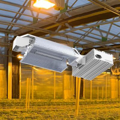 China Seed Starting Customized 1000w Hydroponics Lamp Top DE Double Ended CMH HPS MH Grow Light Fixture For Medicinal Plants for sale