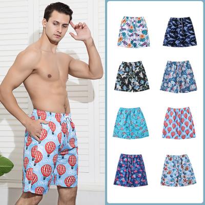 China Anti-wrinkle Trunks Men Beach Wear Board Shorts Print Fashion Surfing Shorts 2022 Elastic Waist Quick Dry Trunks Men Swim Hawaiian Shorts for sale