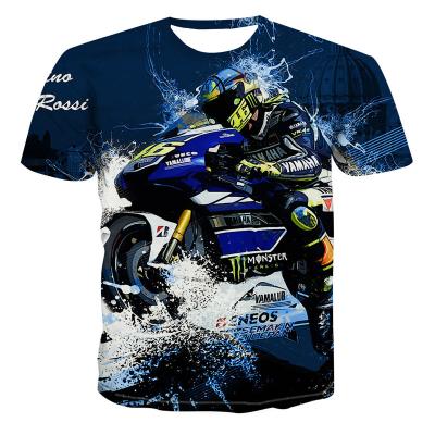 China 2021 Anti Wrinkle Cartoon Motorcycle 3D Print Anti Pilling Summer Hot Sale Plus Size Men's 3D T-shirts for sale