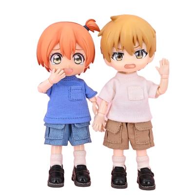 China Cute Custom Doll Clothes Shoes Accessories For Ob11 Doll Fashion Multi Color T-shirt Custom Design 1/6 1/12 11.5Inch Doll Clothes for sale