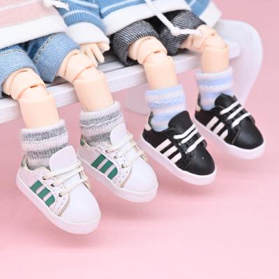 China 1/12 ob11 Doll Ob11 Doll Shoes Accessories Gift Customized Clothes Accessories For 1/12 Doll Hot Sale Bjd Fashion High Quality 1/12 Sports Shoes for sale