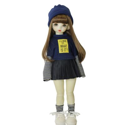 China High Quality Custom Cute 1/6 1/4 BJD Fashion Hoodie Suit SD BJD Doll Clothes Accessory for sale