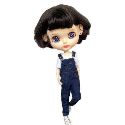 China 1/6 High Quality Cute Doll Fashion Pants Suit Blythe Doll Clothing Accessories Doll Clothes Customization for sale