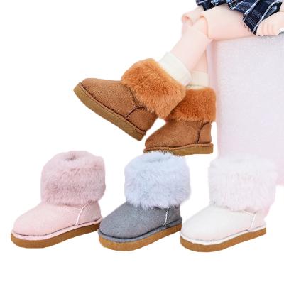 China DIY TOY Bjd Doll Shoes 1/6 cm Korea doll accessories custom high fashion yosd mini 30 boots Boneca Muneca handmade leather smart boots for sale