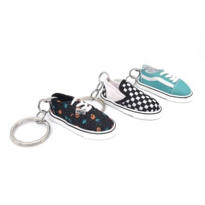 China Fashion Key Chain Strap Shoes Low Cut Decoration Car Backpack Strap Sports Pendant Handmade Casual Shoes for sale