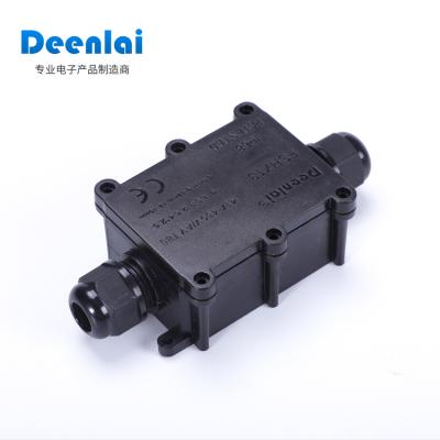 China Decorative PC Plastic Two Way IP68 Standard Waterproof Electrical Junction Box For Street Lights for sale