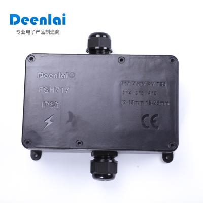 China Large Outdoor PC Plastic Electrical Waterproof Connection IP68 Junction Box For Underwater Lights for sale