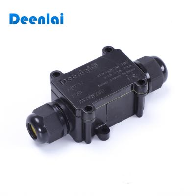 China PC 2 Way IP68 Outdoor Electronic Plastic Terminal Waterproof Cable Junction Box for sale