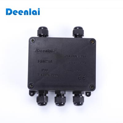 China 5 PC Way Customized IP66 Outdoor Plastic Electrical Junction Box And Connector For Underwater Lights for sale