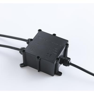 China PP Deenlai 115*95*60mm Outside 3 Way IP68 FSH714-B-3P Junction Box Outdoor Waterproof Enclosure PG7 PG9 PG13.5 M25 Glands for sale