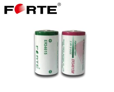 China 3.6v 13000mah lisocl2 battery ER34615M D type D for sale