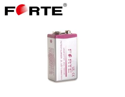 China FORTE 9V 1200mAh ER9V lithium battery for smoke detectors 26*17*48.8mm for sale