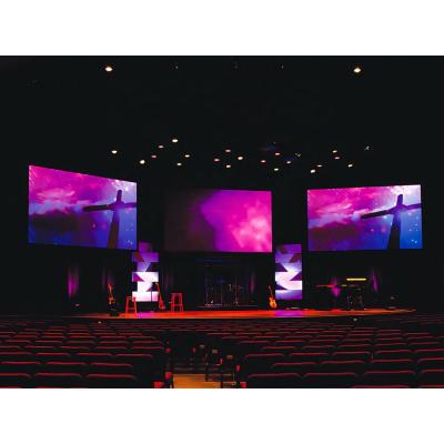 China Indoor professional audio video smd2121 p3 ledwall church service front church led indoor screen for sale