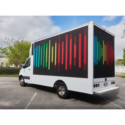 China Outdoor mobile truck 7000nits 6mm smd painel street mobile advertising led p6 led truck screen outdoor advertising for sale