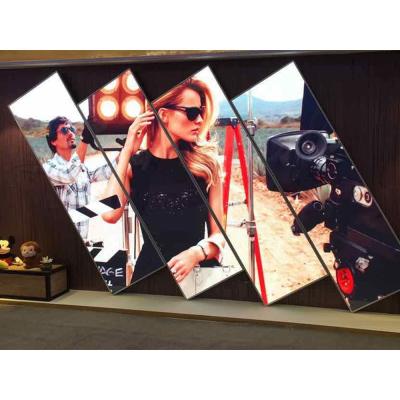 China Wholesale Usb 4G P2 Smd 1515 P2.5 Indoor Flexible Standing Advertising Poster Display Indoor Led Screen Panel for sale