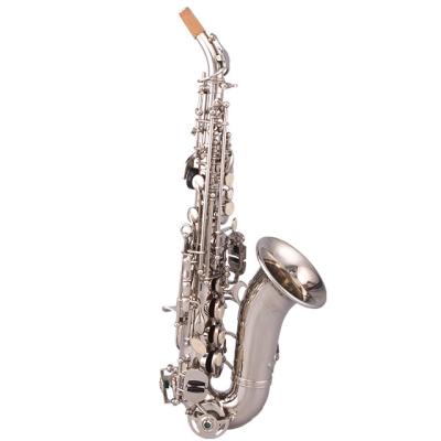 China Nickel Plated Children's Curved Saxophone for sale