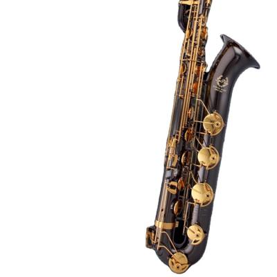 China Wholesale Professional Black Nickel Musical Instrument For Concert Performance Cheap OEM Baritone Sax for sale